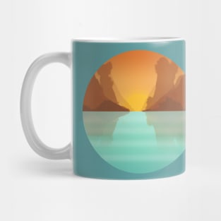 Sunset in the Mountains Mug